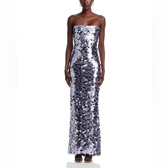 Bronx and Banco Dresses & Skirts - NWOT BRINX AND BANCO Lilac Farah Sequin Strapless Gown  XS，S，M available